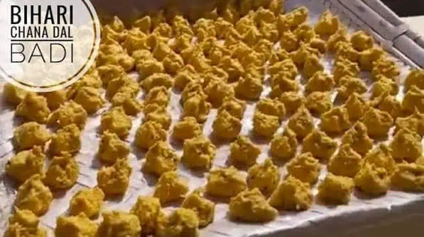 Chana Dal badiyan/Wadi/Badi